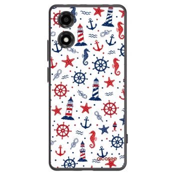 Picasee fekete szilikon tok az alábbi mobiltelefonokra Motorola Moto E14 - Sailor Vibes