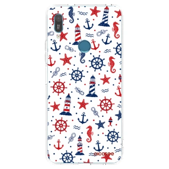 Picasee átlátszó szilikon tok az alábbi mobiltelefonokra Huawei Y6 2019 - Sailor Vibes