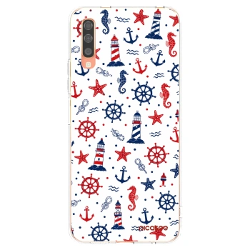 Picasee átlátszó szilikon tok az alábbi mobiltelefonokra Samsung Galaxy A70 A705F - Sailor Vibes