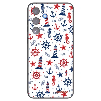 Picasee fekete szilikon tok az alábbi mobiltelefonokra Samsung Galaxy S25 FE 5G - Sailor Vibes