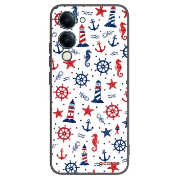 Picasee fekete szilikon tok az alábbi mobiltelefonokra Vivo Y29s 5G - Sailor Vibes