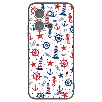 Picasee fekete szilikon tok az alábbi mobiltelefonokra Xiaomi Redmi 15C 5G - Sailor Vibes