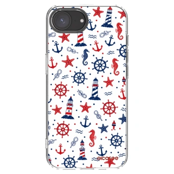 Picasee átlátszó szilikon tok az alábbi mobiltelefonokra Apple iPhone 17e - Sailor Vibes