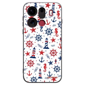Picasee fekete szilikon tok az alábbi mobiltelefonokra OPPO Find X9 Pro - Sailor Vibes