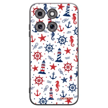 Picasee fekete szilikon tok az alábbi mobiltelefonokra Motorola Moto G77 - Sailor Vibes