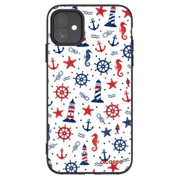 Picasee fekete szilikon tok az alábbi mobiltelefonokra Apple iPhone 11 - Sailor Vibes
