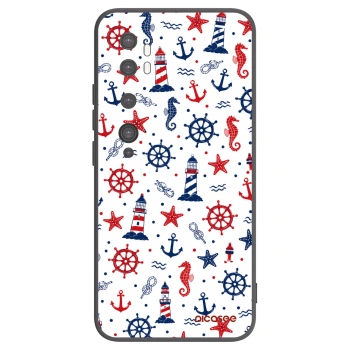 Picasee fekete szilikon tok az alábbi mobiltelefonokra Xiaomi Mi Note 10 (Pro) - Sailor Vibes
