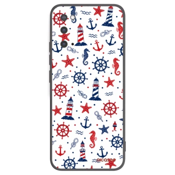 Picasee fekete szilikon tok az alábbi mobiltelefonokra Samsung Galaxy S20 G980F - Sailor Vibes