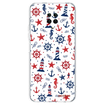 Picasee átlátszó szilikon tok az alábbi mobiltelefonokra Xiaomi Redmi Note 9 Pro - Sailor Vibes