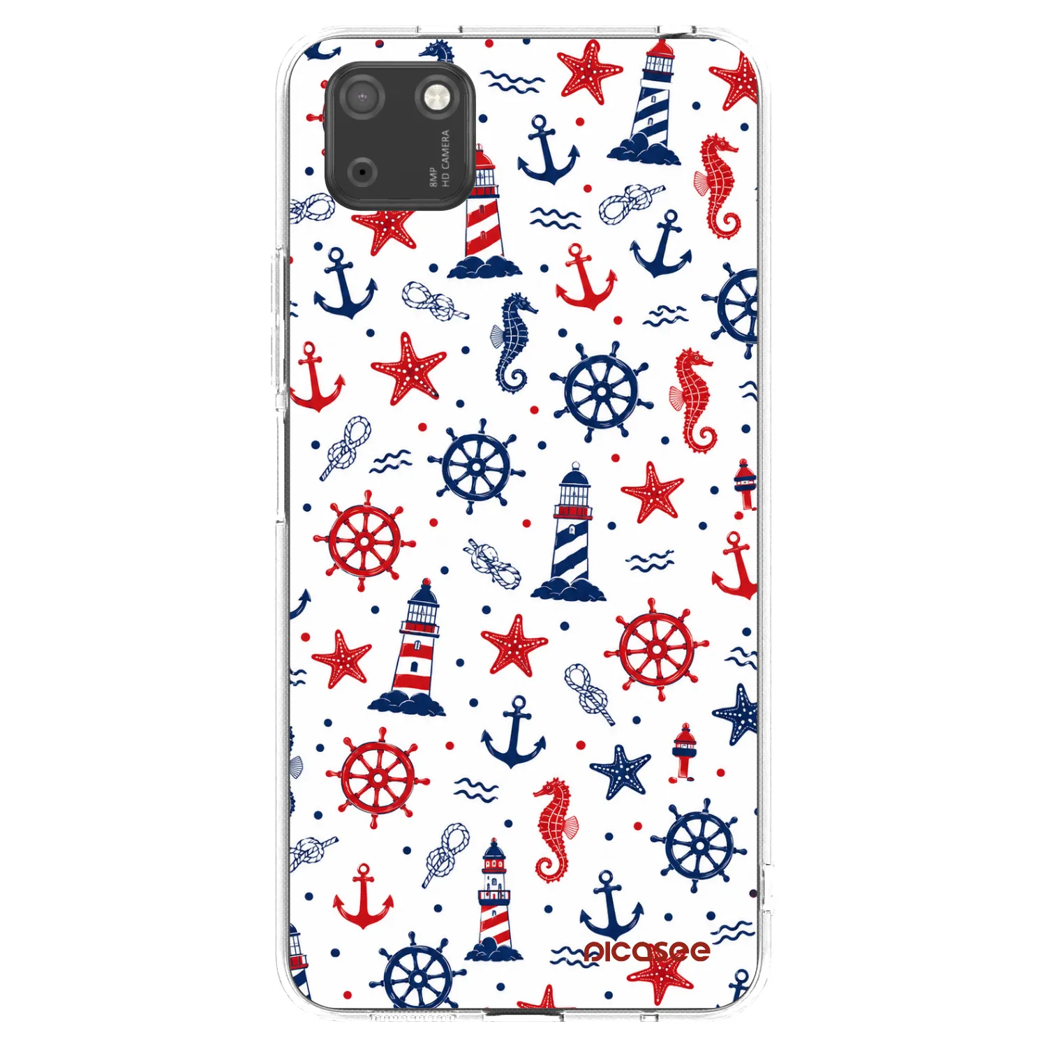 Picasee átlátszó szilikon tok az alábbi mobiltelefonokra Huawei Y5P - Sailor Vibes