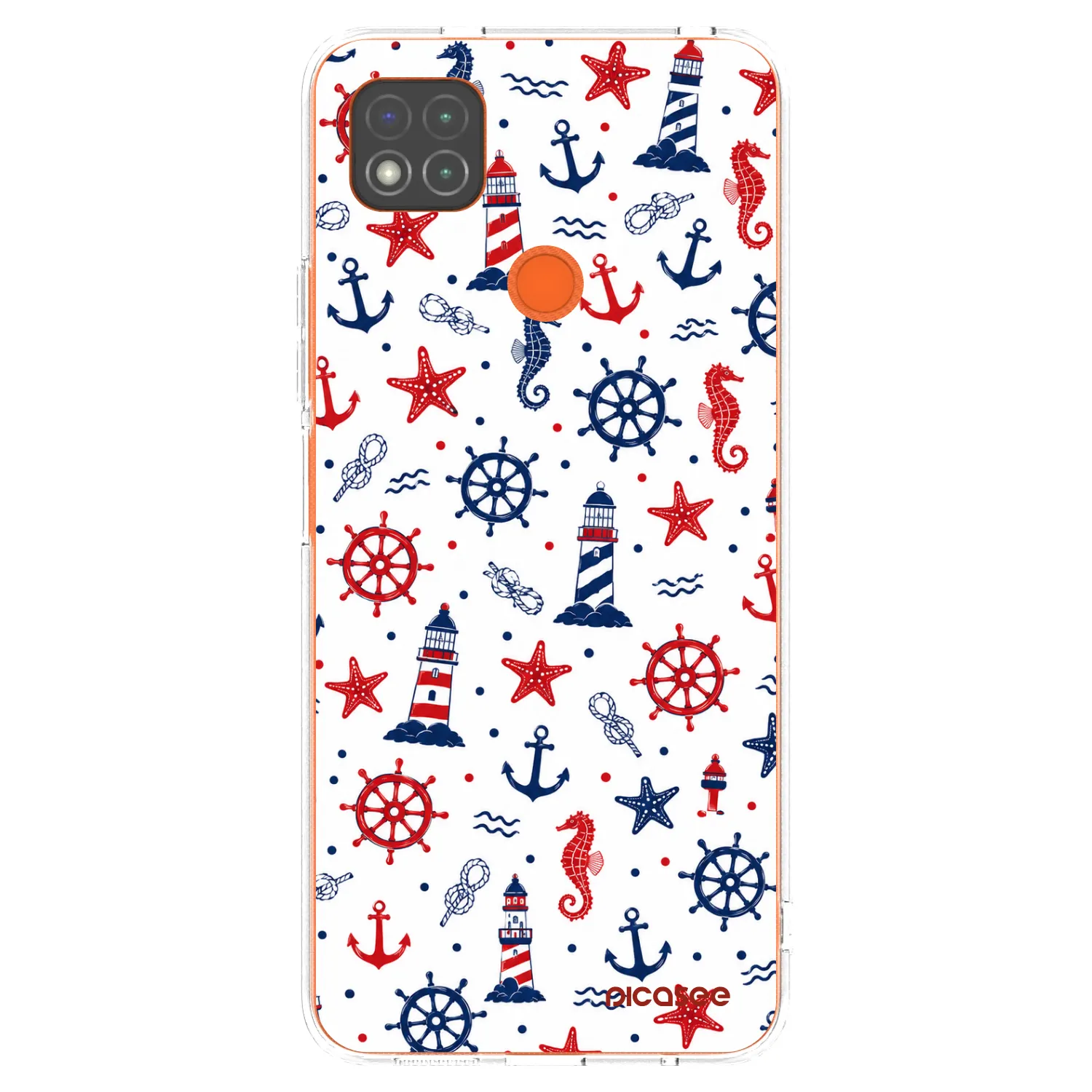 Picasee átlátszó szilikon tok az alábbi mobiltelefonokra Xiaomi Redmi 9C - Sailor Vibes
