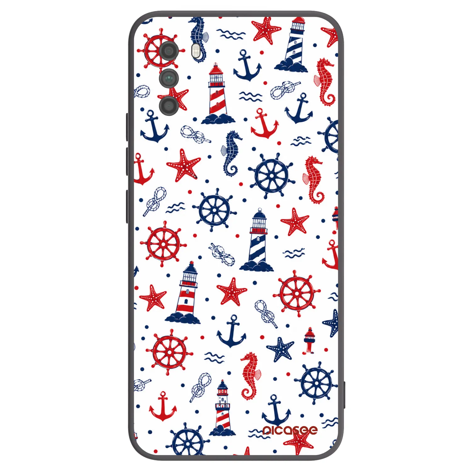 Picasee fekete szilikon tok az alábbi mobiltelefonokra Xiaomi Poco M3 - Sailor Vibes