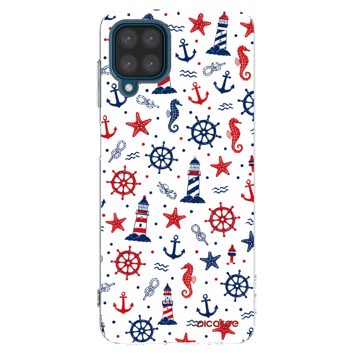 Picasee átlátszó szilikon tok az alábbi mobiltelefonokra Samsung Galaxy A12 A125F - Sailor Vibes