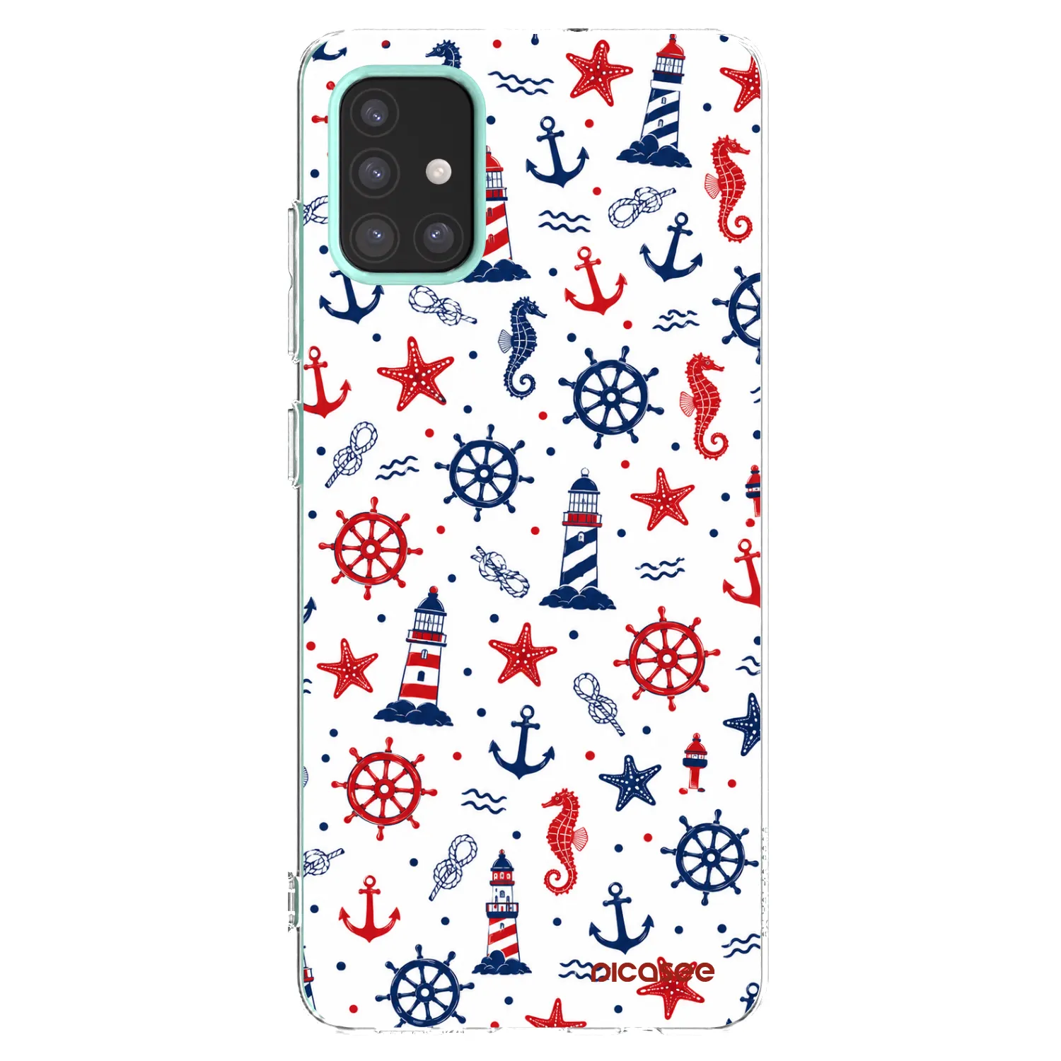 Picasee átlátszó szilikon tok az alábbi mobiltelefonokra Samsung Galaxy M31s - Sailor Vibes