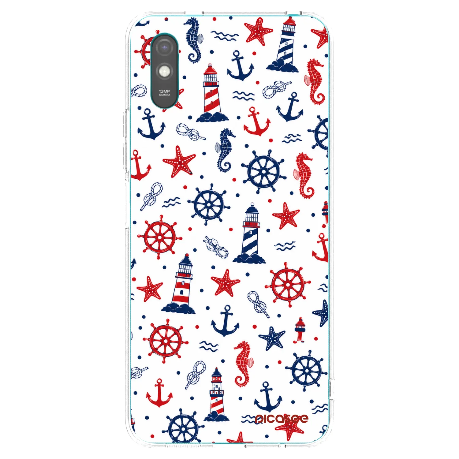Picasee átlátszó szilikon tok az alábbi mobiltelefonokra Xiaomi Redmi 9AT - Sailor Vibes
