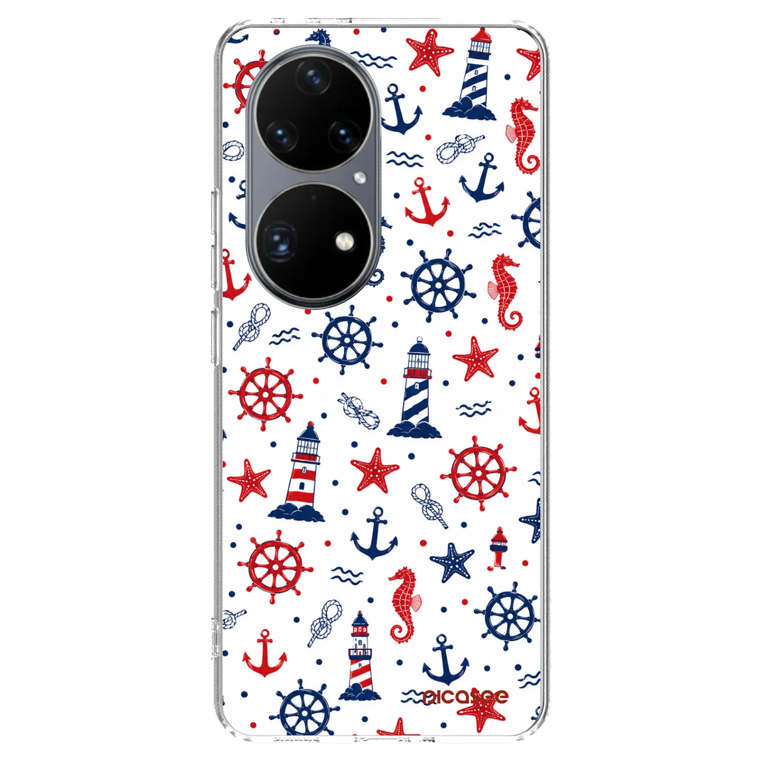 Picasee átlátszó szilikon tok az alábbi mobiltelefonokra Huawei P50 - Sailor Vibes