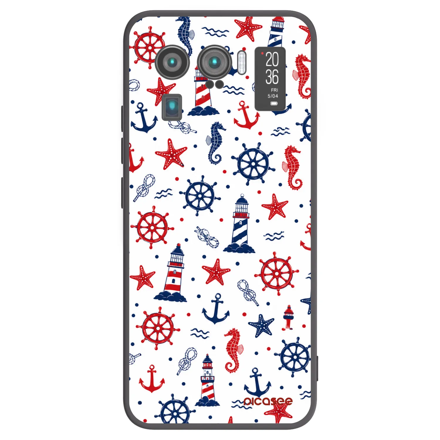 Picasee fekete szilikon tok az alábbi mobiltelefonokra Xiaomi Mi 11 Ultra - Sailor Vibes