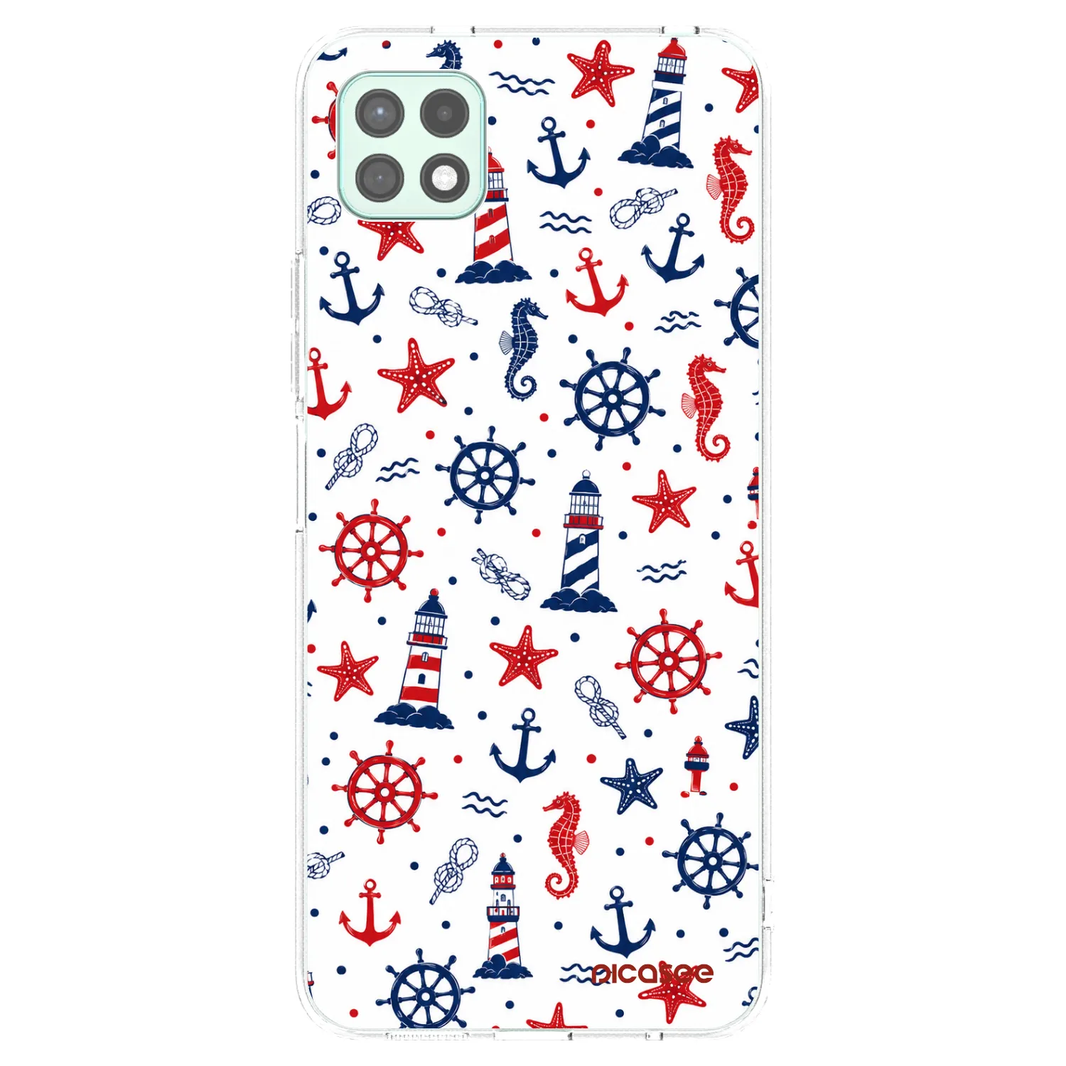 Picasee átlátszó szilikon tok az alábbi mobiltelefonokra Samsung Galaxy A22 A226B 5G - Sailor Vibes