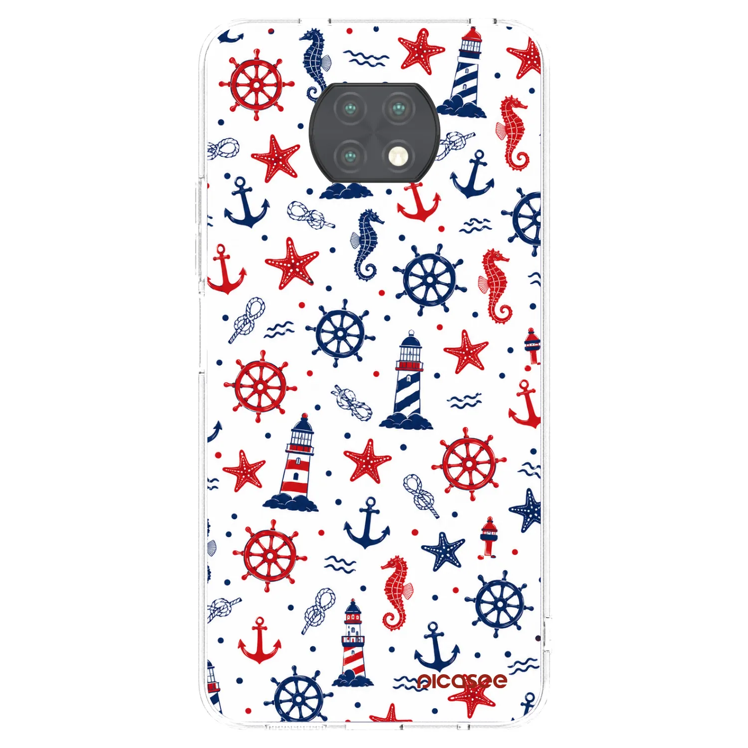 Picasee átlátszó szilikon tok az alábbi mobiltelefonokra Xiaomi Redmi Note 9T - Sailor Vibes
