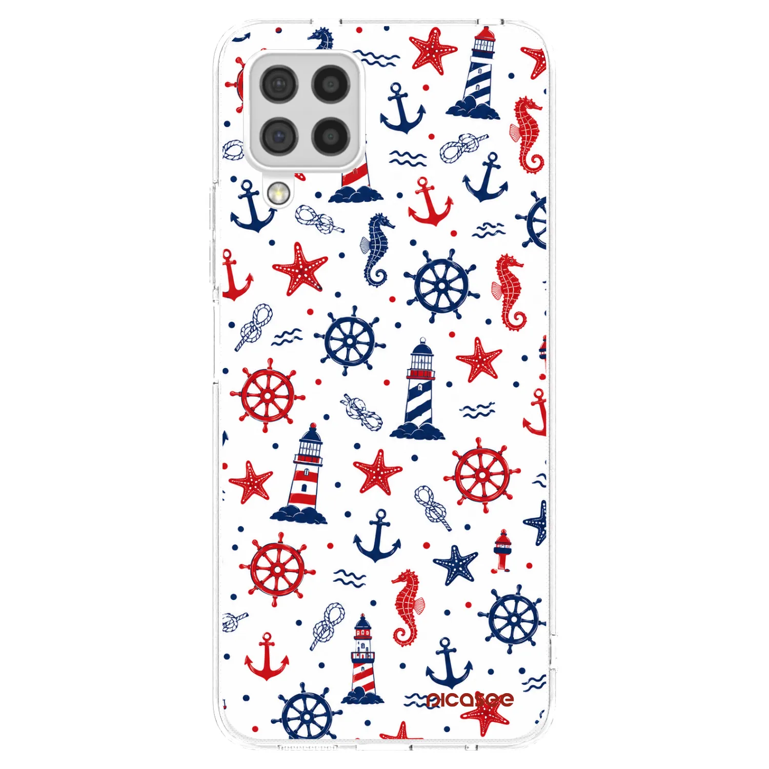 Picasee átlátszó szilikon tok az alábbi mobiltelefonokra Samsung Galaxy A22 A225F 4G - Sailor Vibes