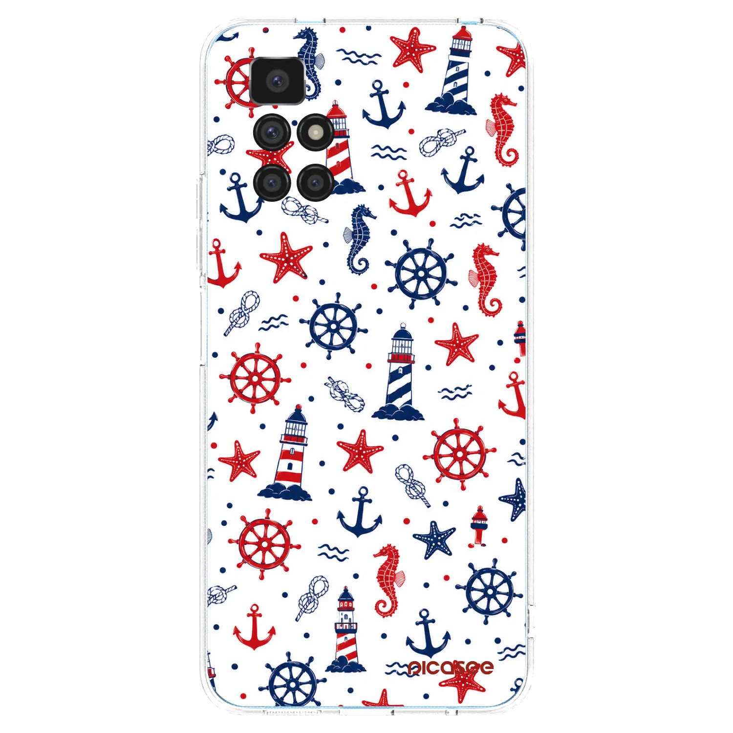 Picasee átlátszó szilikon tok az alábbi mobiltelefonokra Xiaomi Redmi 10 - Sailor Vibes