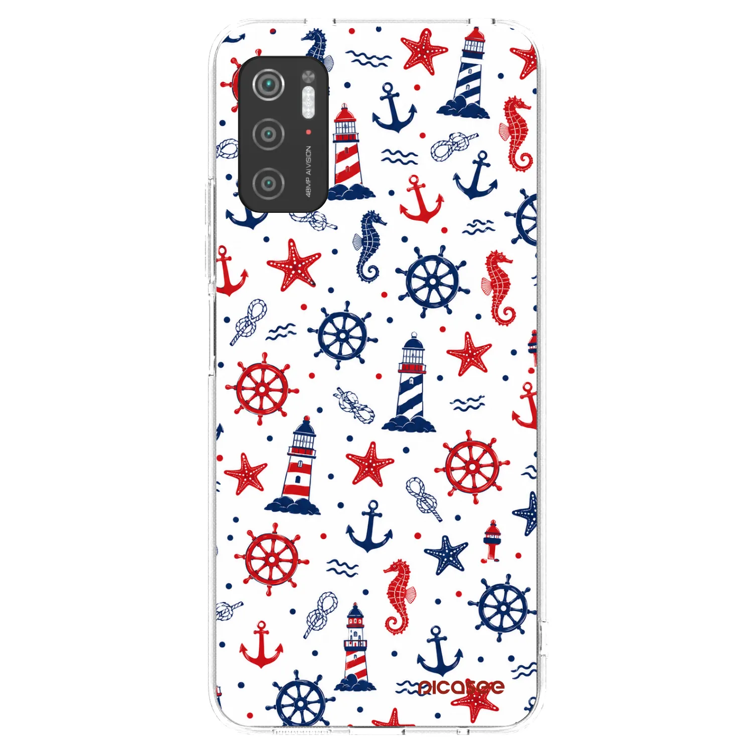 Picasee átlátszó szilikon tok az alábbi mobiltelefonokra Xiaomi Poco M3 Pro 5G - Sailor Vibes