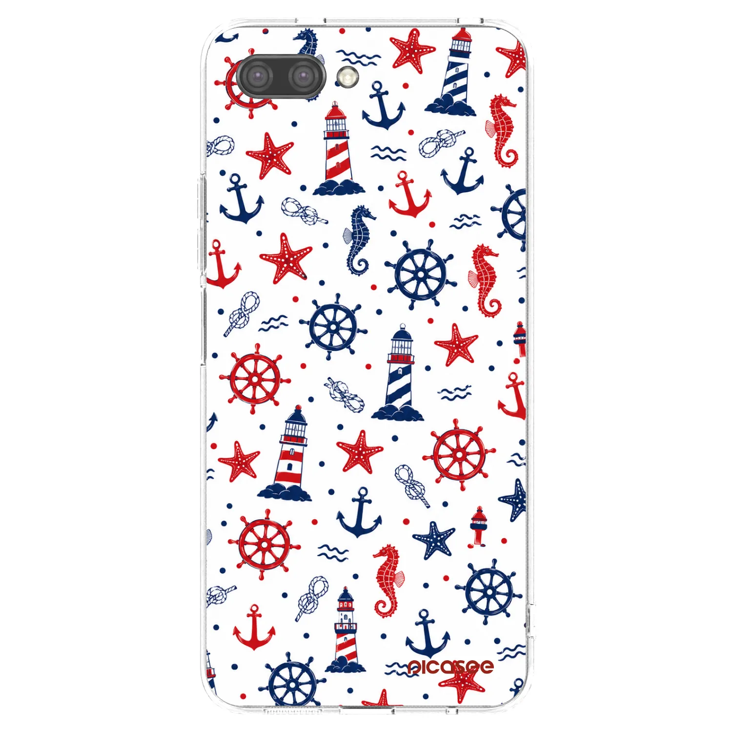 Picasee átlátszó szilikon tok az alábbi mobiltelefonokra Honor 10 - Sailor Vibes
