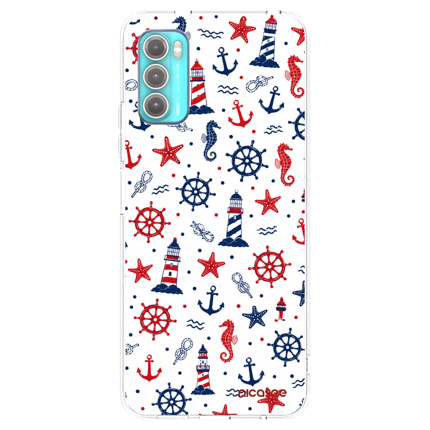 Picasee átlátszó szilikon tok az alábbi mobiltelefonokra Motorola Moto G60 - Sailor Vibes