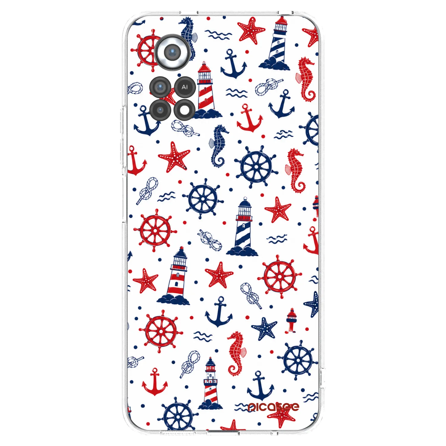 Picasee átlátszó szilikon tok az alábbi mobiltelefonokra Xiaomi Poco X4 Pro 5G - Sailor Vibes