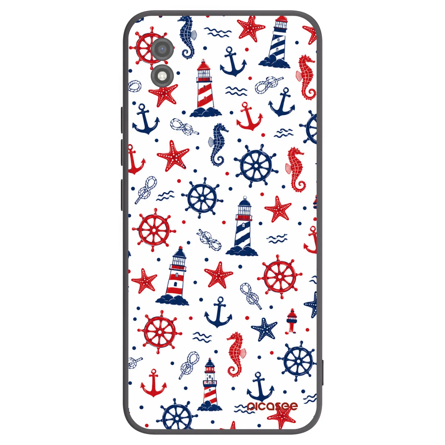 Picasee fekete szilikon tok az alábbi mobiltelefonokra Realme C11 (2021) - Sailor Vibes
