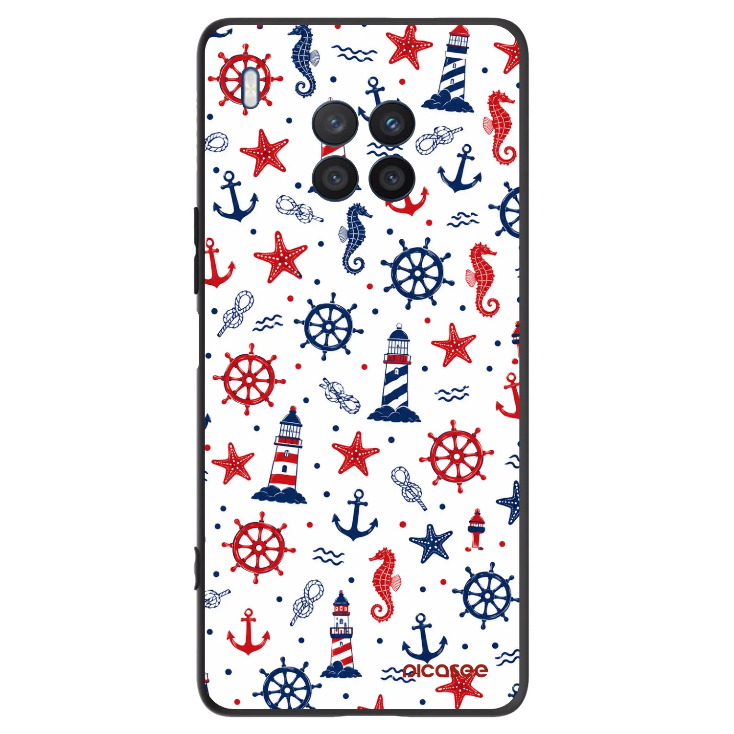 Picasee fekete szilikon tok az alábbi mobiltelefonokra Honor 50 Lite - Sailor Vibes
