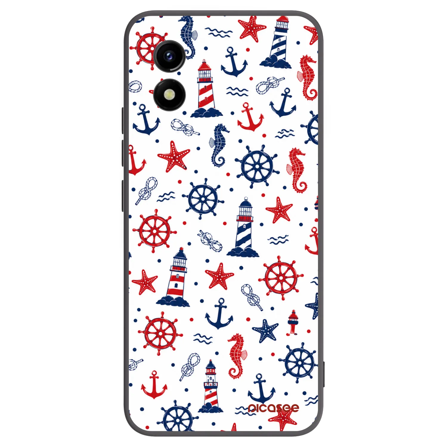 Picasee fekete szilikon tok az alábbi mobiltelefonokra Vivo Y01 - Sailor Vibes