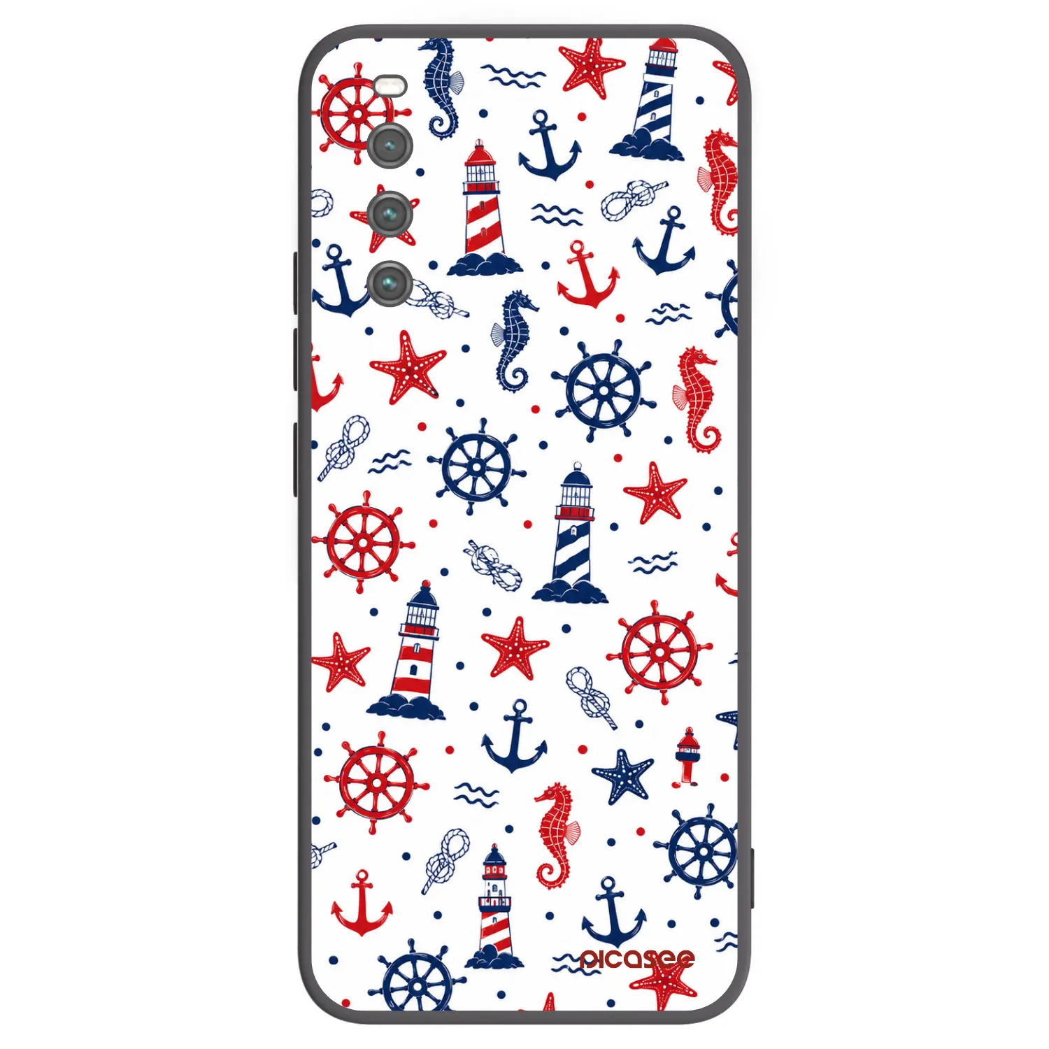 Picasee fekete szilikon tok az alábbi mobiltelefonokra Sony Xperia 10 IV 5G - Sailor Vibes