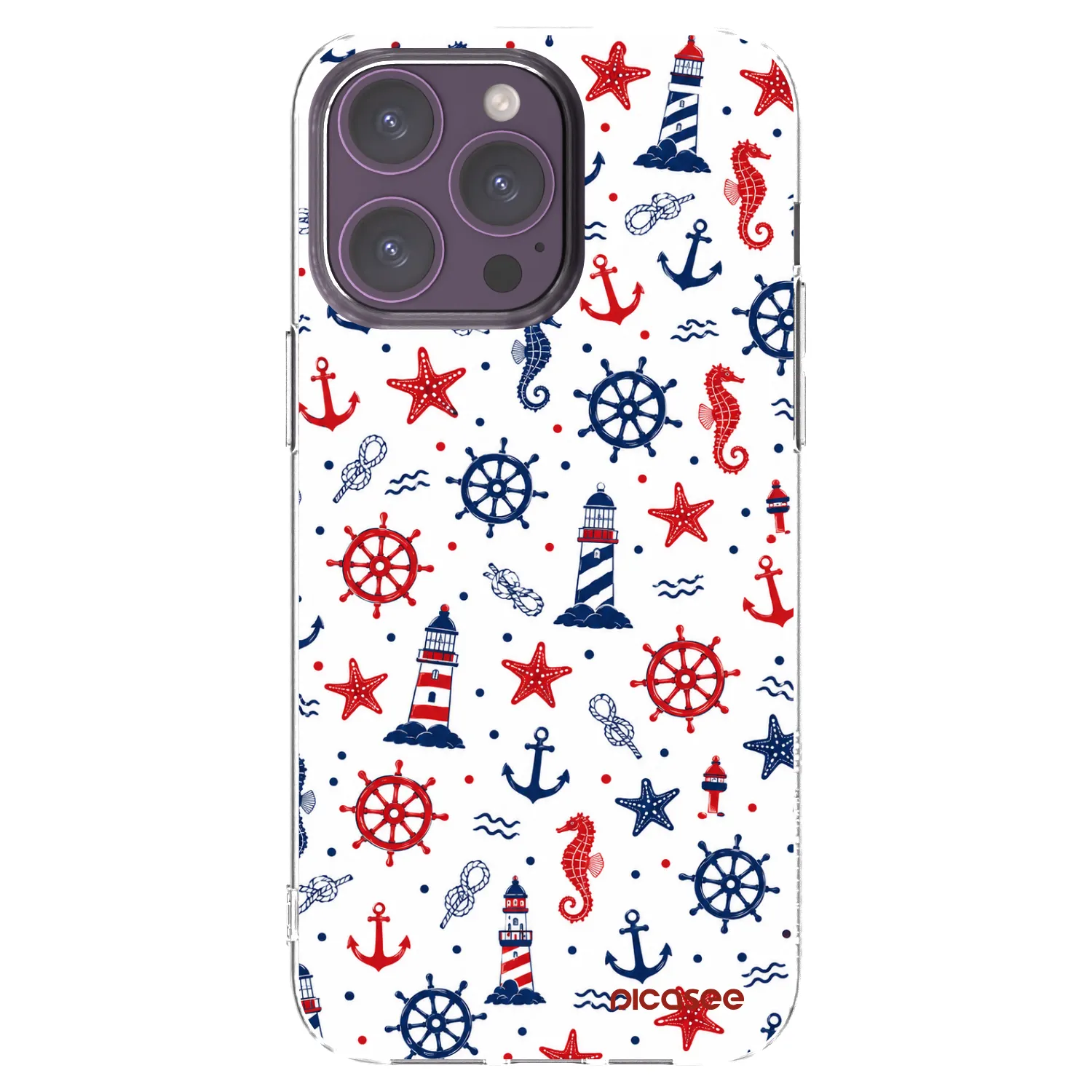 Picasee átlátszó szilikon tok az alábbi mobiltelefonokra Apple iPhone 14 Pro Max - Sailor Vibes