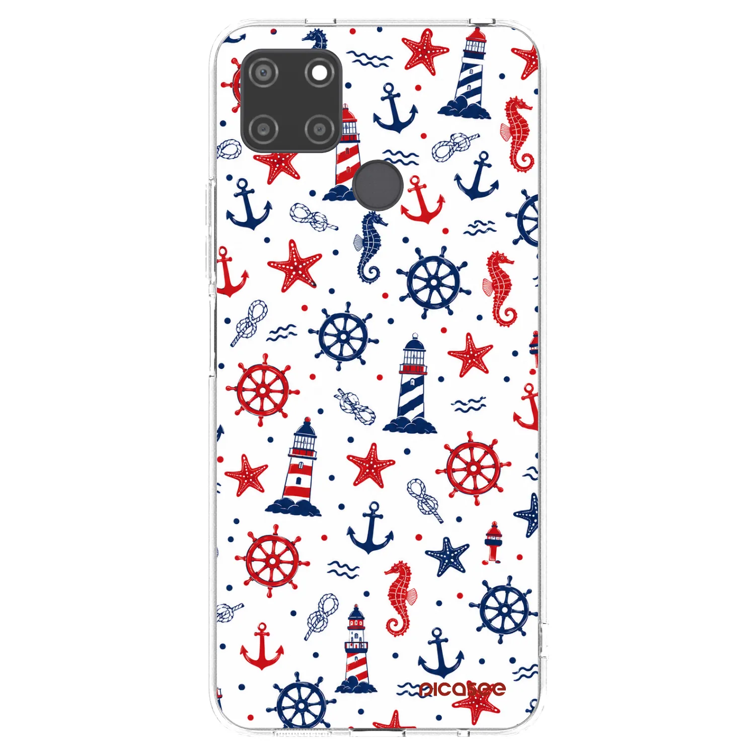 Picasee átlátszó szilikon tok az alábbi mobiltelefonokra Realme C21Y - Sailor Vibes