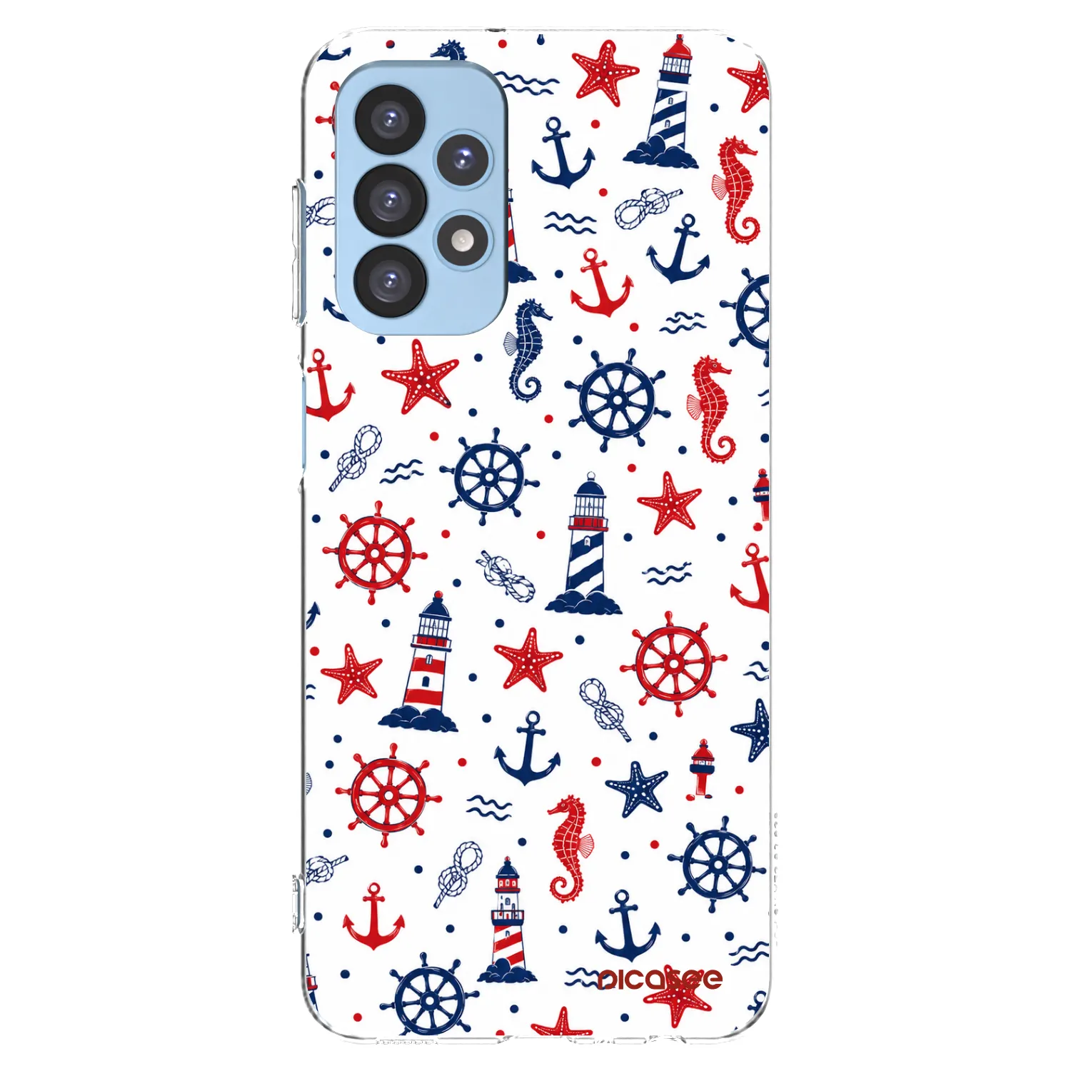 Picasee átlátszó szilikon tok az alábbi mobiltelefonokra Samsung Galaxy A23 A235F 4G - Sailor Vibes