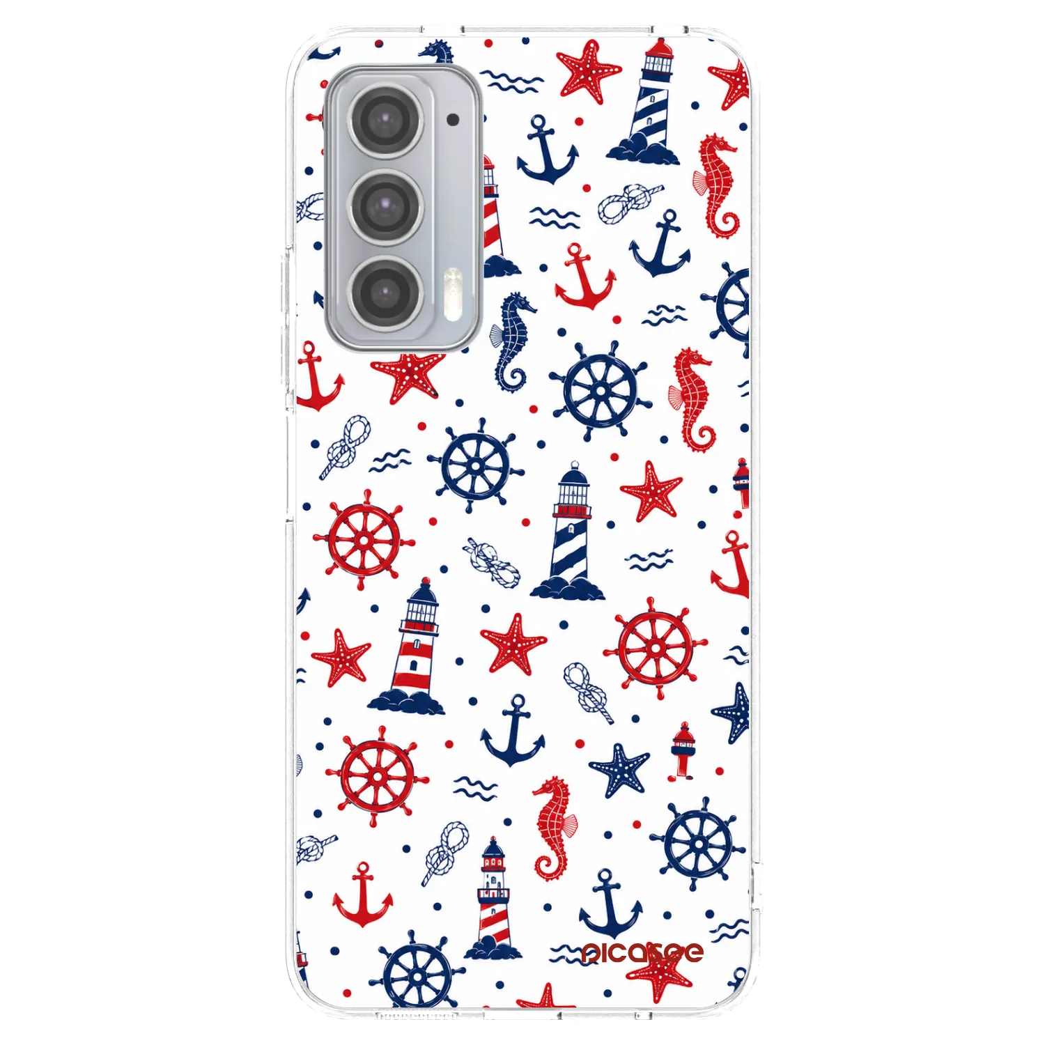 Picasee átlátszó szilikon tok az alábbi mobiltelefonokra Motorola Edge 20 - Sailor Vibes
