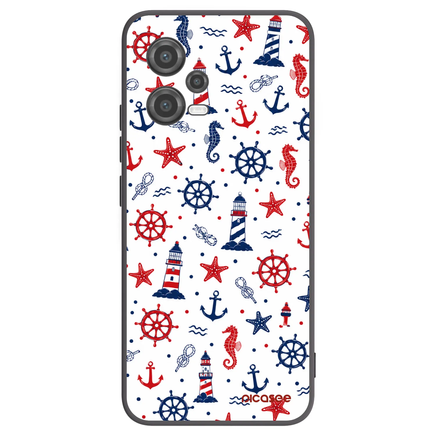 Picasee fekete szilikon tok az alábbi mobiltelefonokra Xiaomi Poco X5 - Sailor Vibes