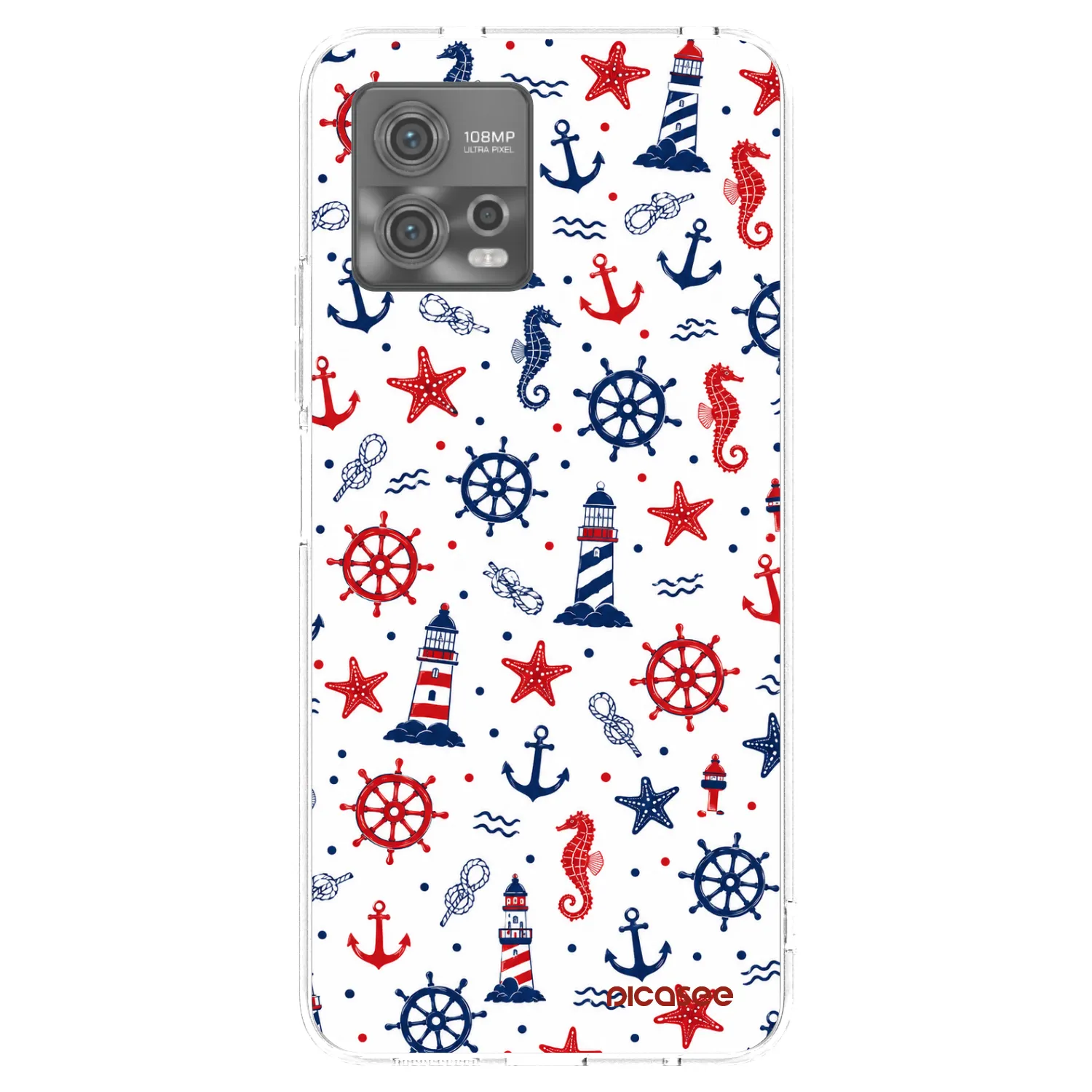 Picasee átlátszó szilikon tok az alábbi mobiltelefonokra Motorola Moto G72 - Sailor Vibes
