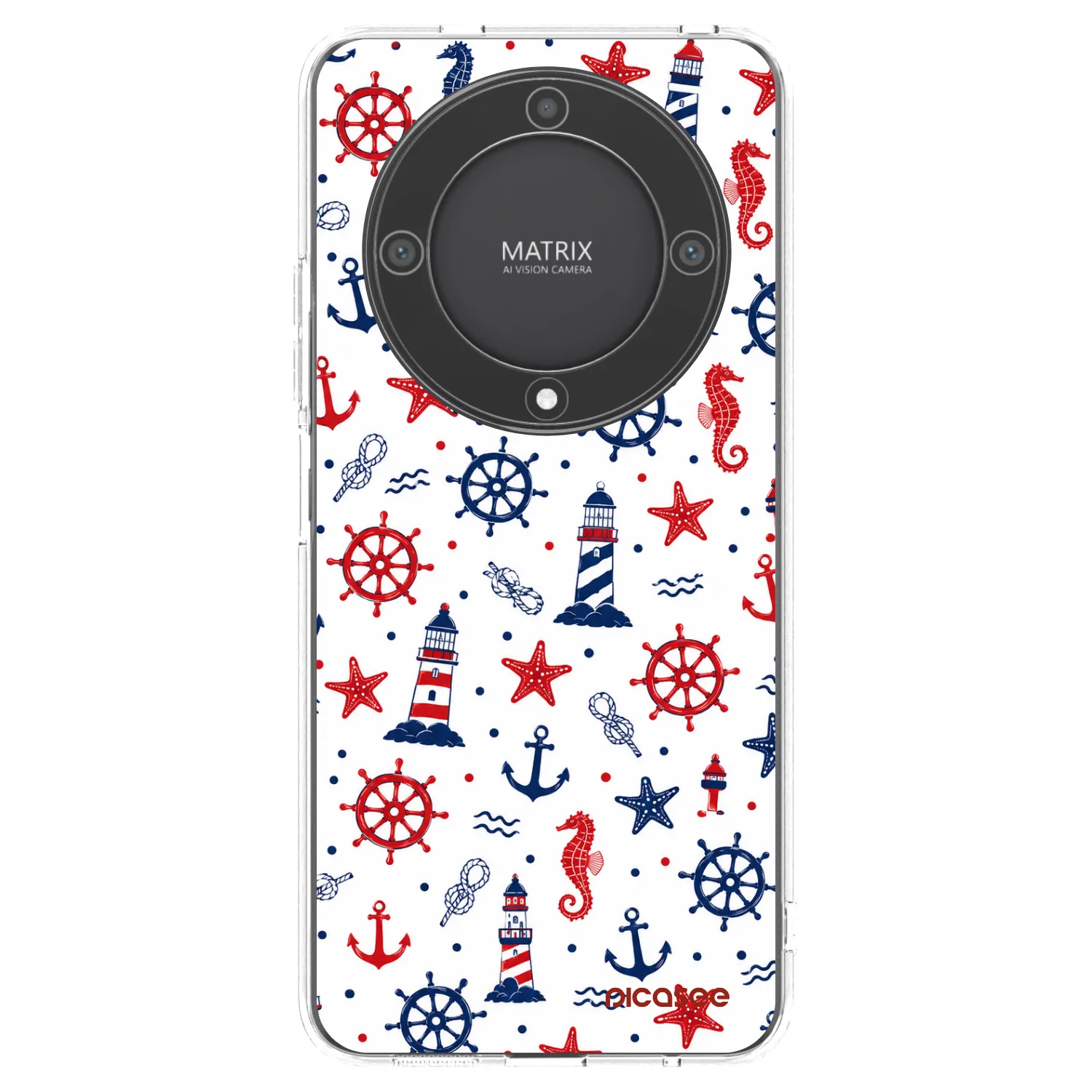 Picasee átlátszó szilikon tok az alábbi mobiltelefonokra Honor Magic5 Lite 5G - Sailor Vibes