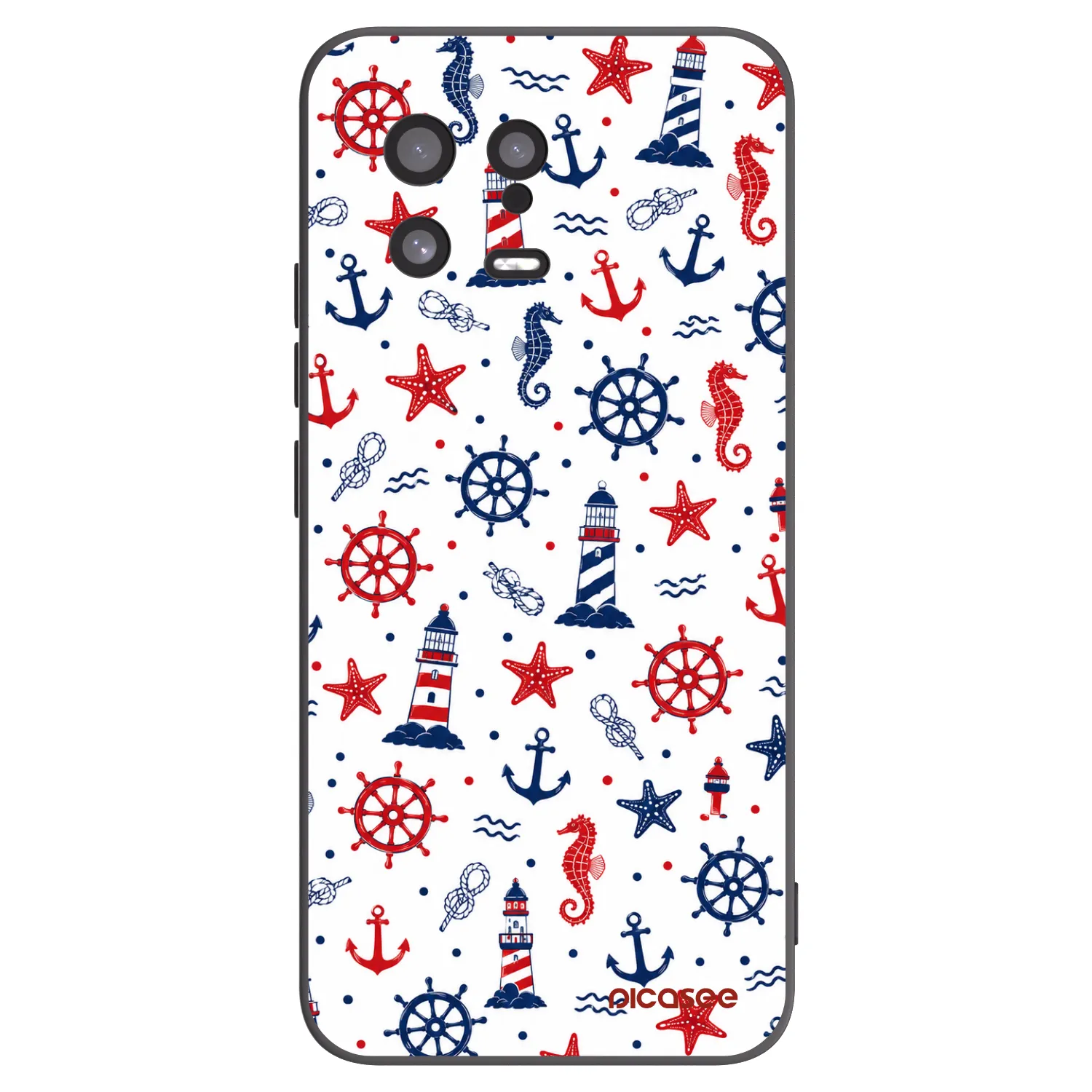 Picasee fekete szilikon tok az alábbi mobiltelefonokra Xiaomi 13 - Sailor Vibes