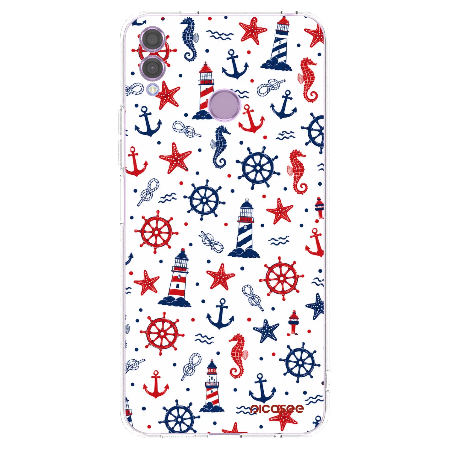 Picasee átlátszó szilikon tok az alábbi mobiltelefonokra Honor 8X - Sailor Vibes