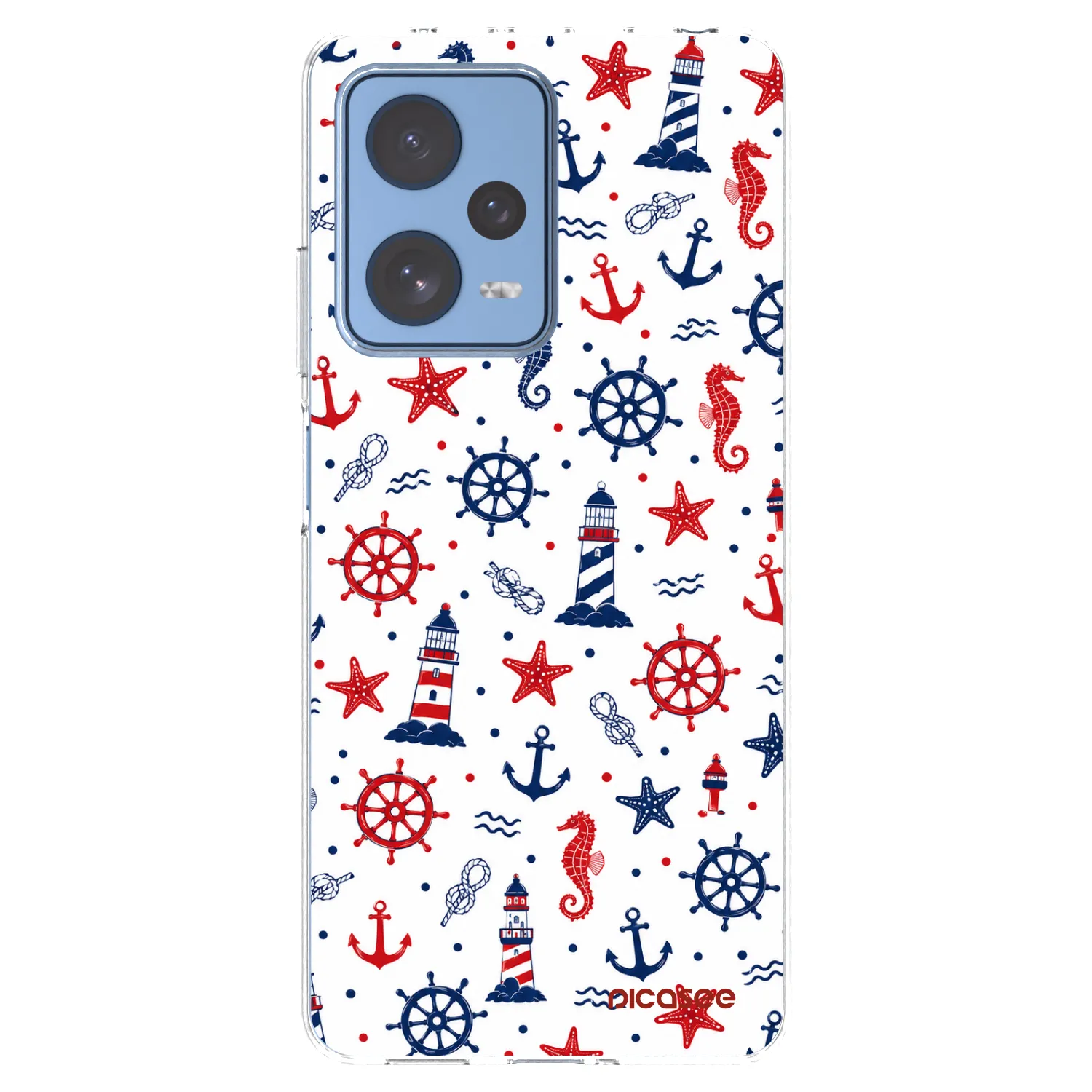 Picasee átlátszó szilikon tok az alábbi mobiltelefonokra Xiaomi Redmi Note 12 Pro 5G - Sailor Vibes