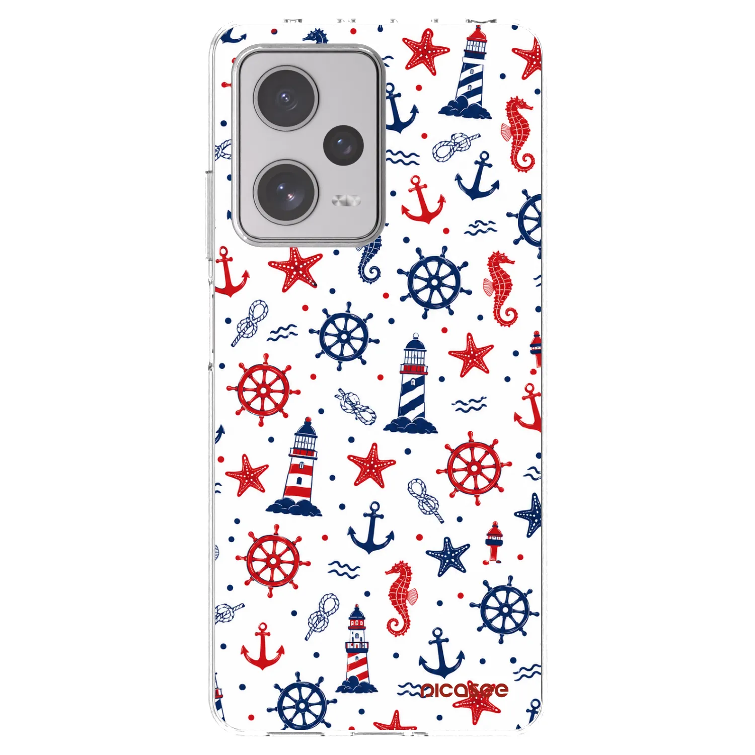 Picasee átlátszó szilikon tok az alábbi mobiltelefonokra Xiaomi Redmi Note 12 Pro+ 5G - Sailor Vibes