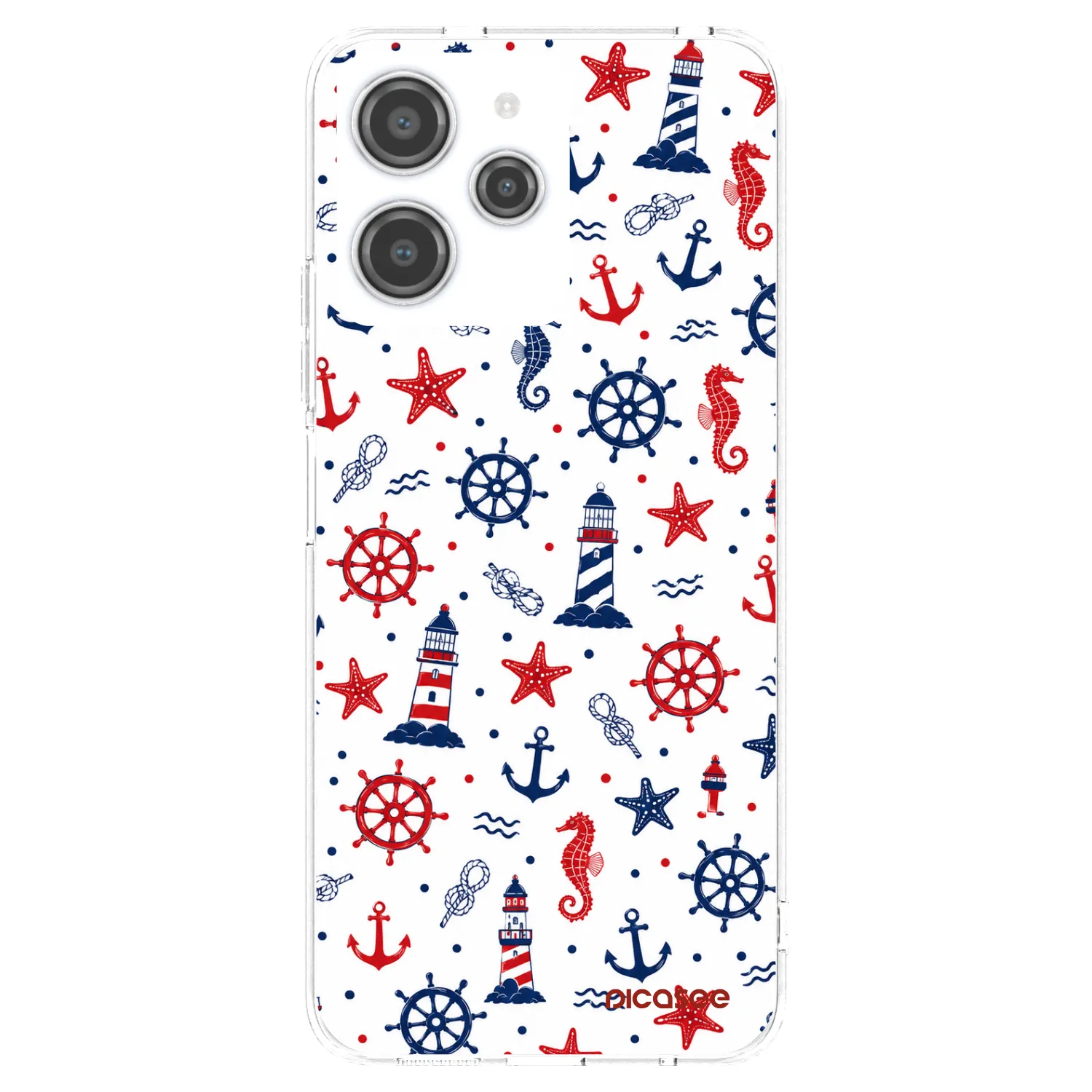 Picasee átlátszó szilikon tok az alábbi mobiltelefonokra Xiaomi Redmi 12 4G - Sailor Vibes