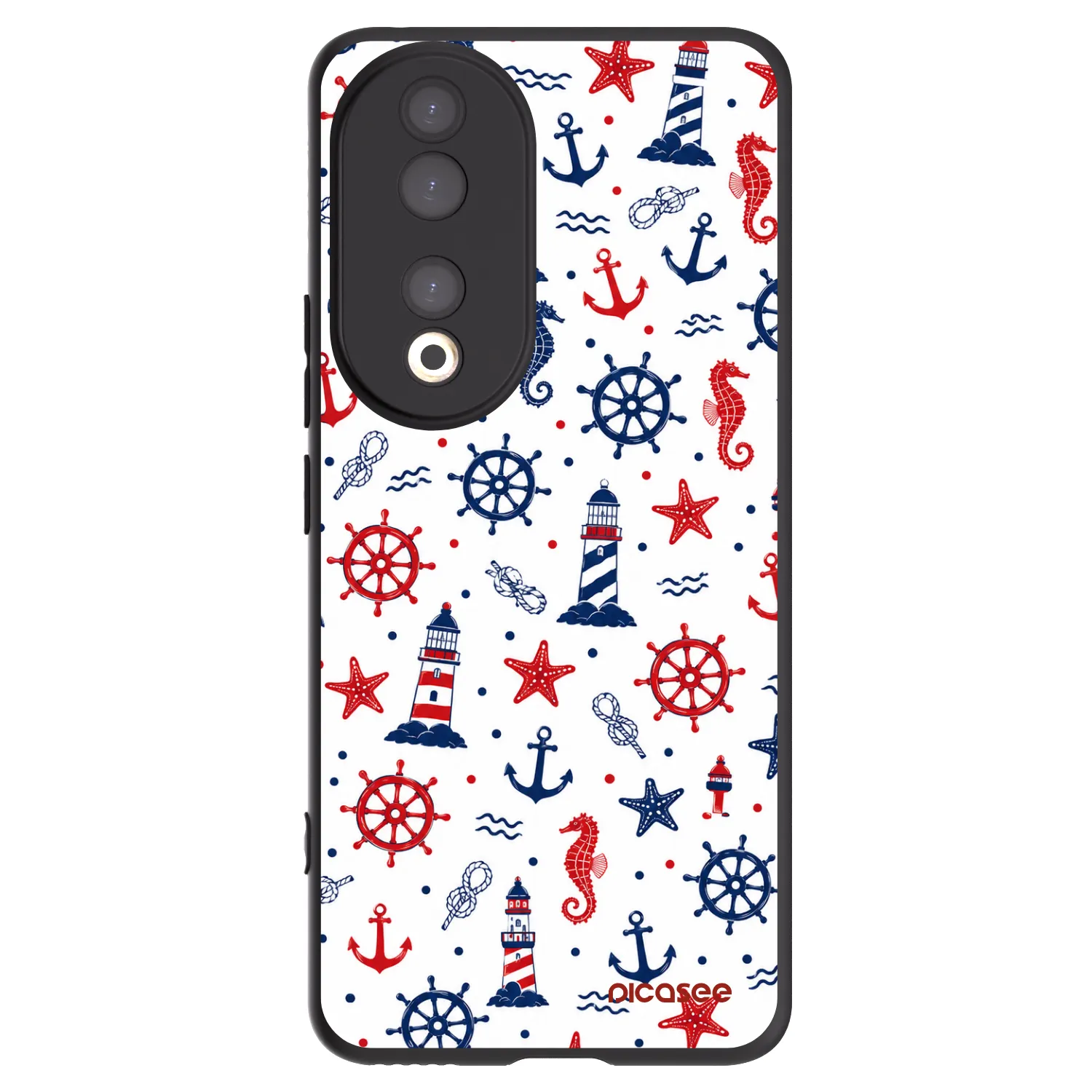 Picasee fekete szilikon tok az alábbi mobiltelefonokra Honor 90 5G - Sailor Vibes