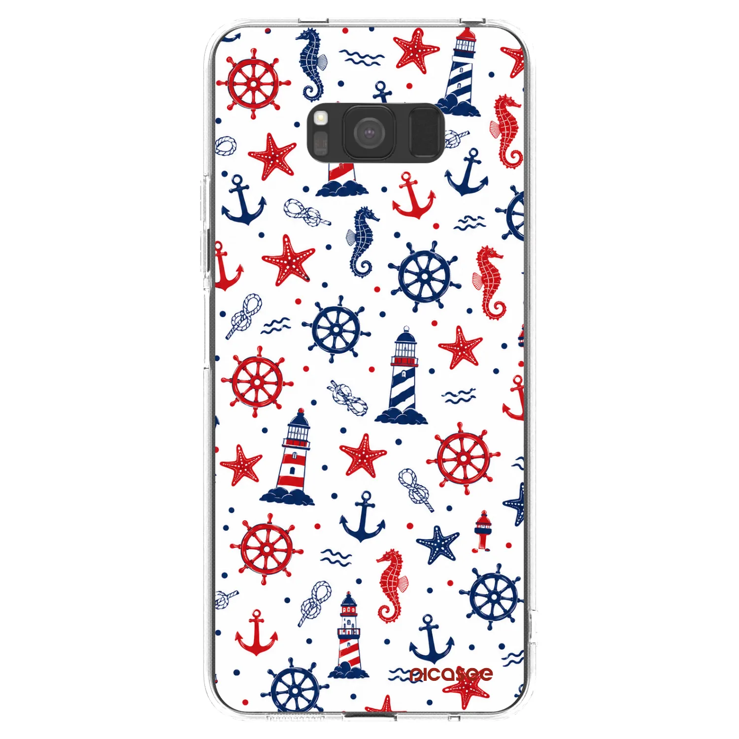 Picasee átlátszó szilikon tok az alábbi mobiltelefonokra Samsung Galaxy S8 G950F - Sailor Vibes