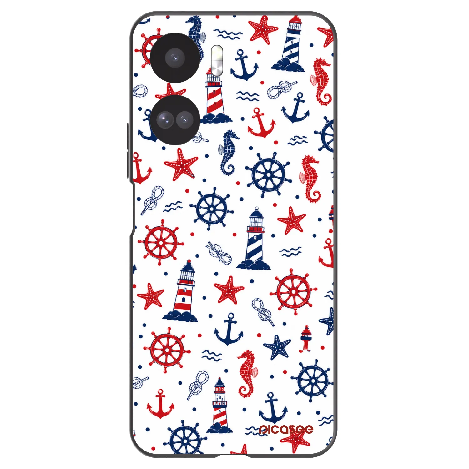 Picasee fekete szilikon tok az alábbi mobiltelefonokra Honor 90 Lite 5G - Sailor Vibes