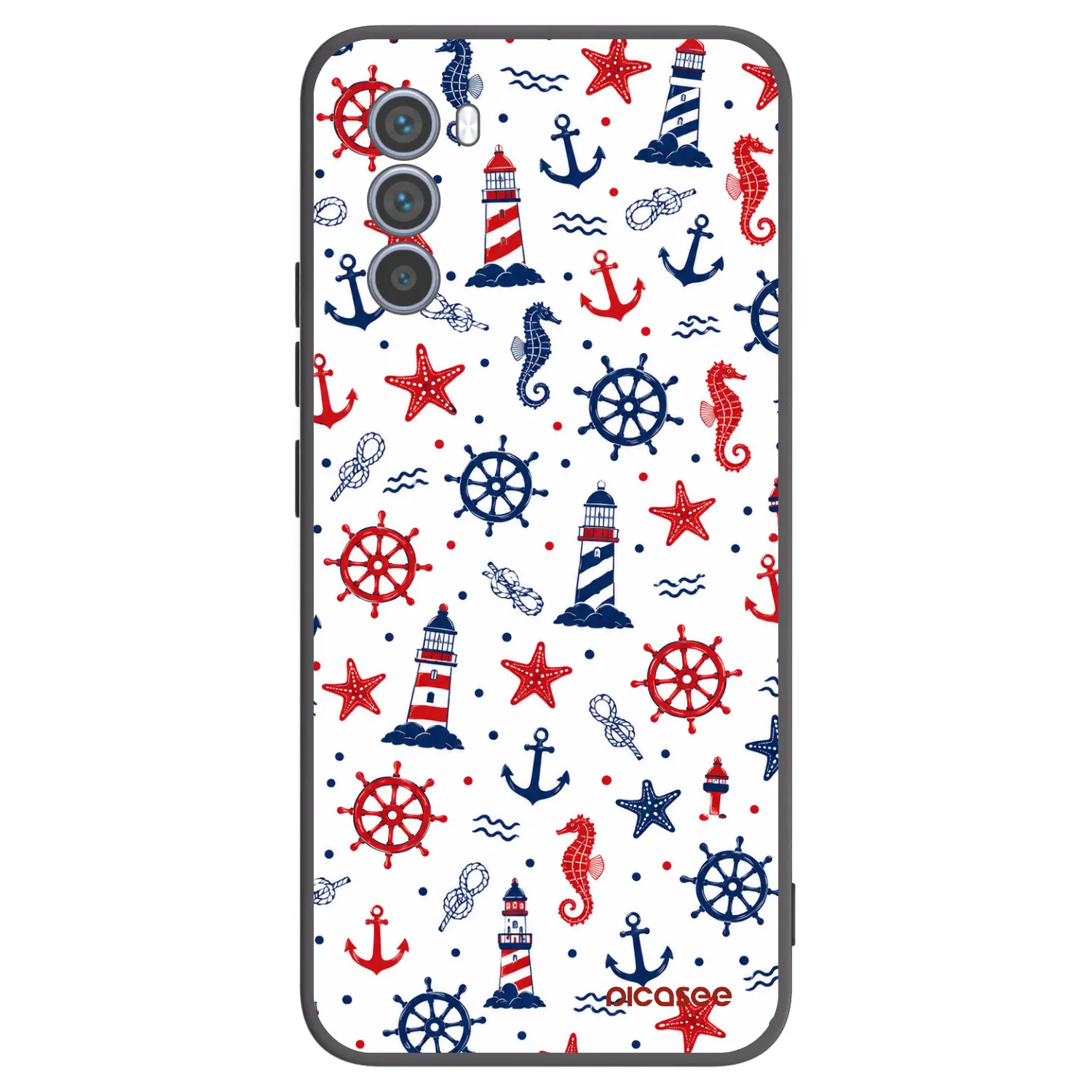 Picasee fekete szilikon tok az alábbi mobiltelefonokra Motorola Moto G62 - Sailor Vibes