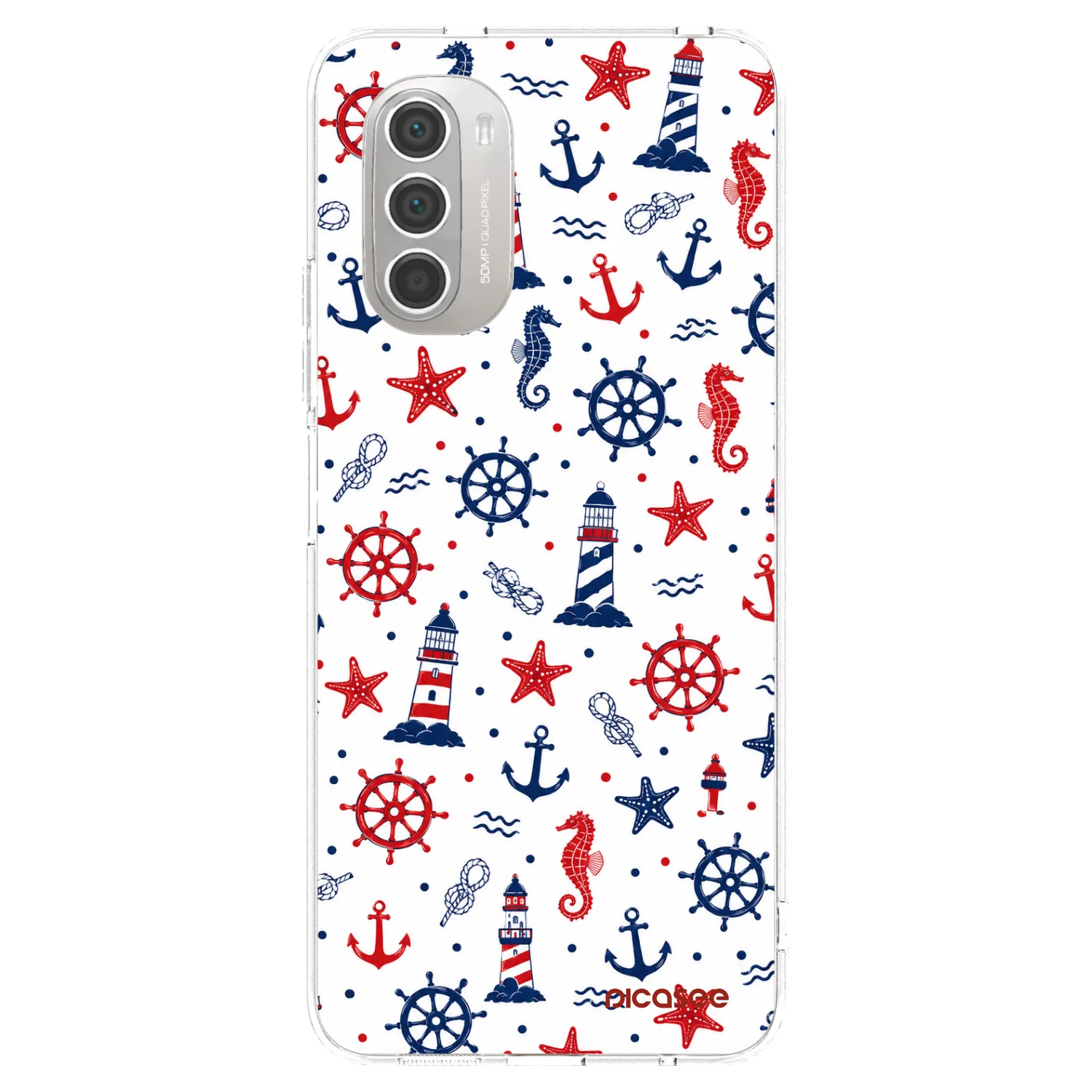 Picasee átlátszó szilikon tok az alábbi mobiltelefonokra Motorola Moto G51 - Sailor Vibes